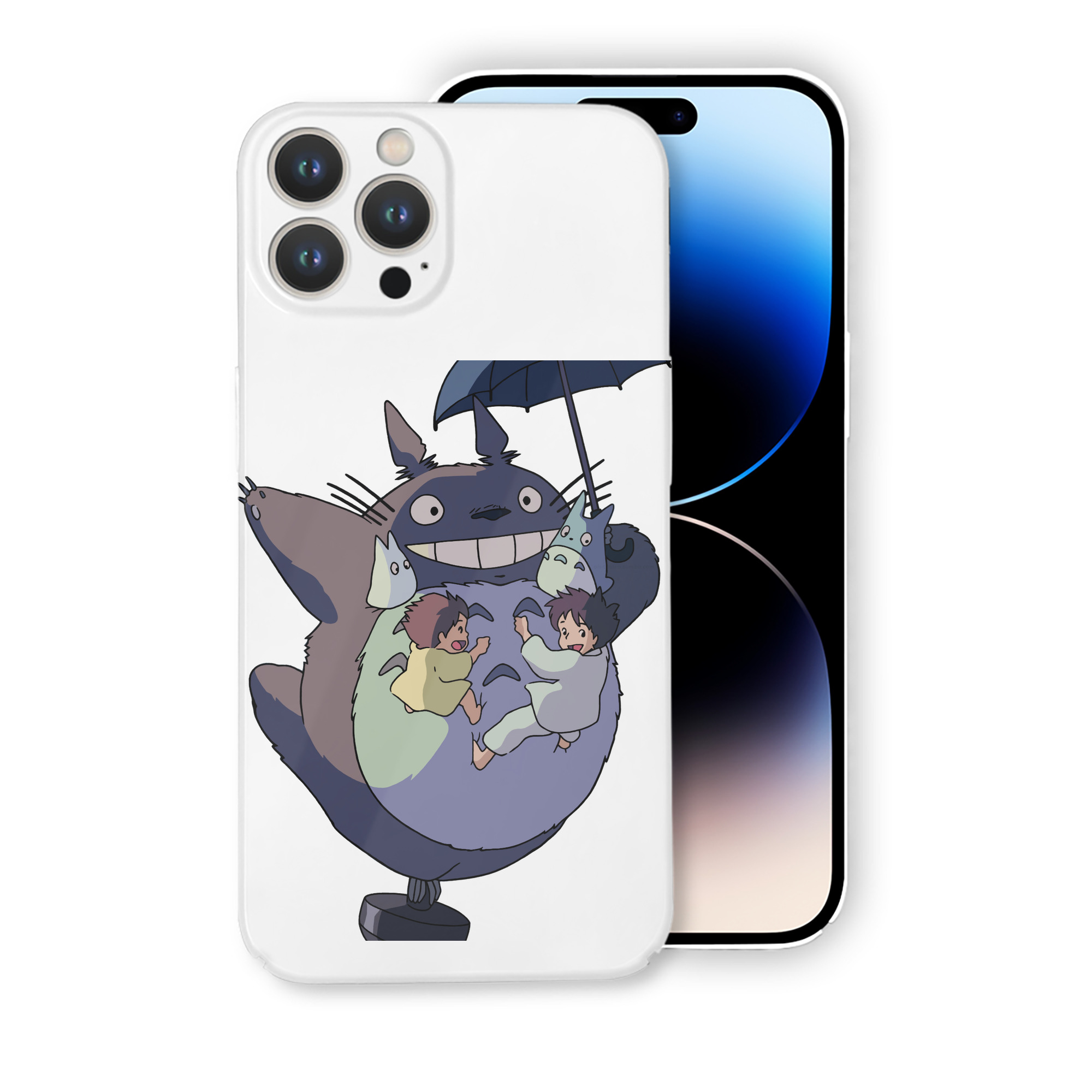 （画像用） となりのトトロ 草壁メイ 草壁サツキ My Neighbor Totoro Satsuki Kusakabe Mei Kusakabe 【iPhone 14シリーズ対応】ハードケース